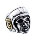 Steel Ring Man Pilot Route 66 Harley