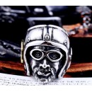 Anello Acciaio Uomo Pilota Route 66 Harley