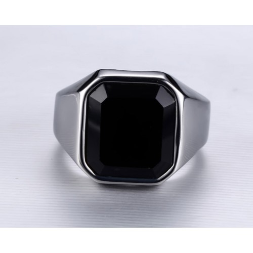 Steel Ring Unisex Signet... 2