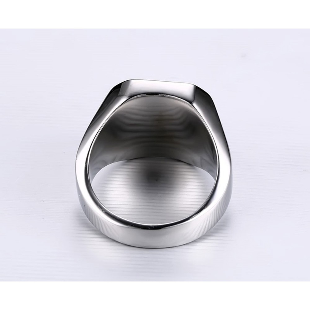 Anello Acciaio Uomo Donna Chevalier...