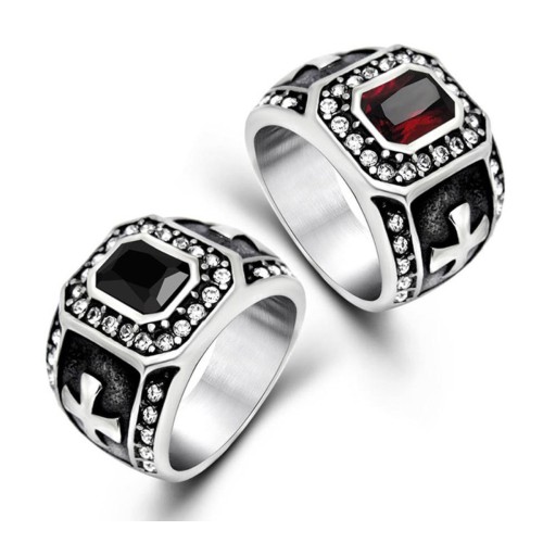 Steel Ring Unisex Chevalier... 2