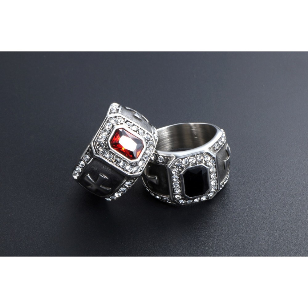 Anello Acciaio Uomo Donna Chevalier...