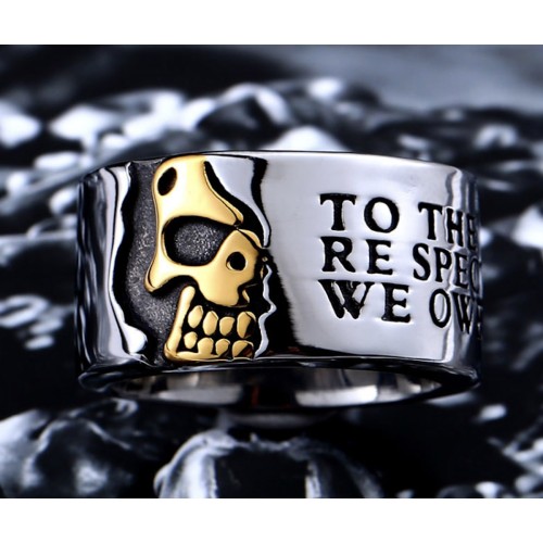 Steel Skull Band Engraved... 2