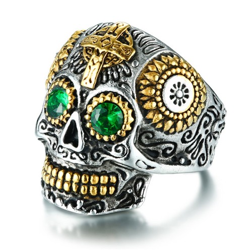 Steel Skull Mexican Ring...