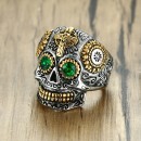 Steel Skull Mexican Ring Unisex