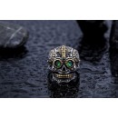 Anello Acciaio Uomo Donna Teschio Messicano