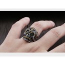 Steel Skull Mexican Ring Unisex