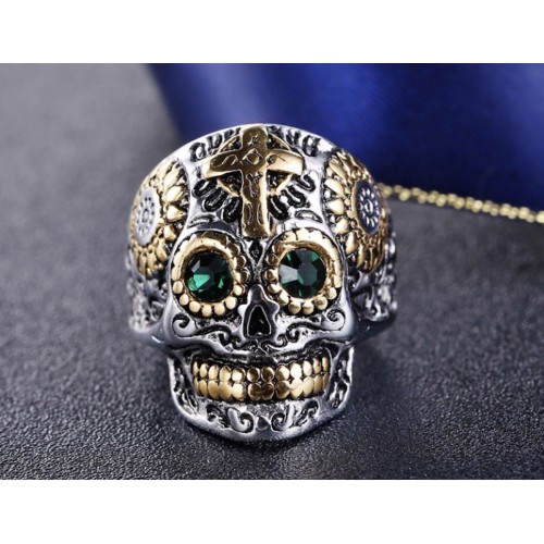 Anello Teschio Messicano 2