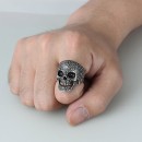 Anello Teschio Acciaio Inox Uomo Donna
