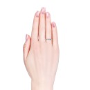 Anello Fedina Argento Swarovski Riviera Oro Bianco