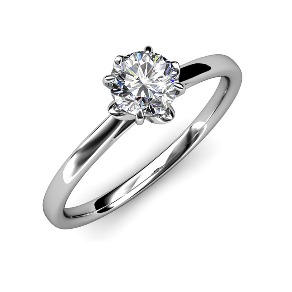 Silver Ring with Swarovski Elements...