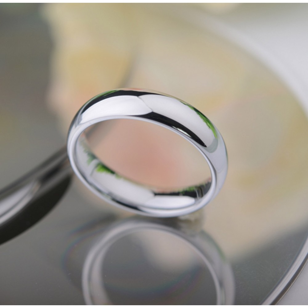 Anello Lucido uomo donna 6mm fascia...