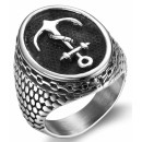 Steel Chevalier Ring with Round Anchor Seal