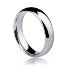 Men's Women's Ring Band 4 mm 925 Sterling Silver with engraving