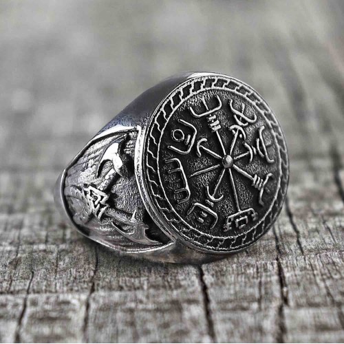 Round Chevalier Steel Ring... 2