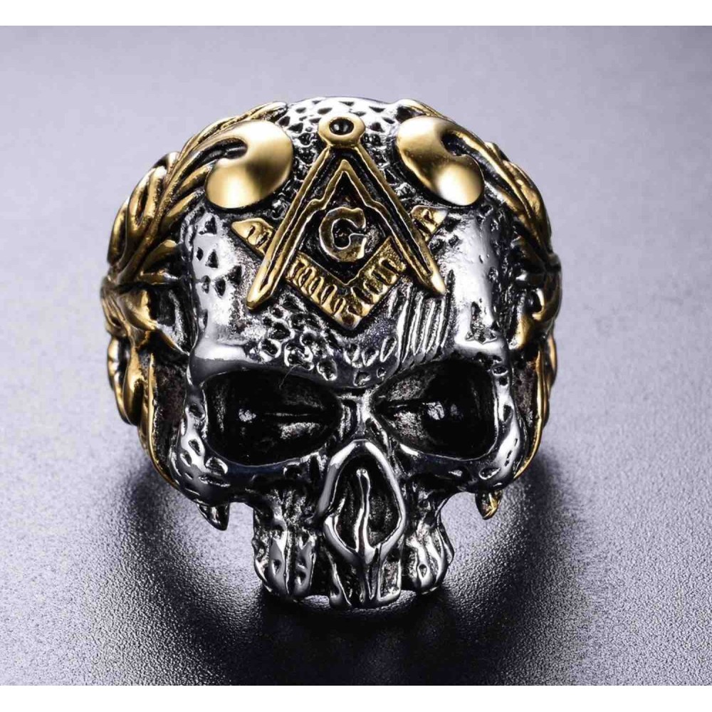 Anello Acciaio Uomo Donna massone