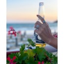 Adjustable Ring with 925 Silver Stone Boho Style