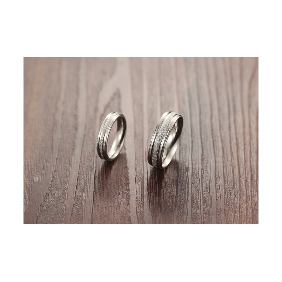 Couple of Engagement Rings in Steel...