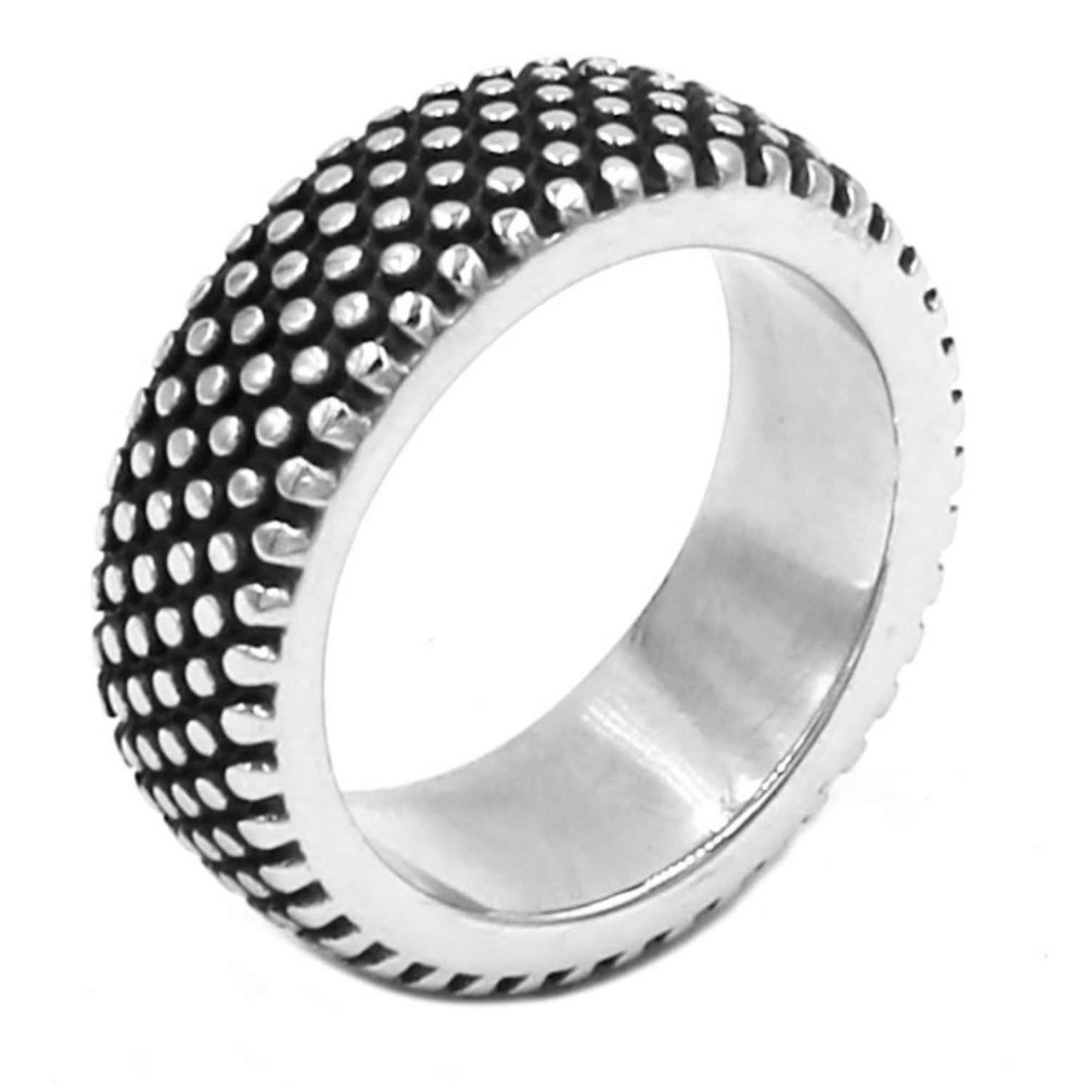 Anello Acciaio Inox Uomo Donna fascia...