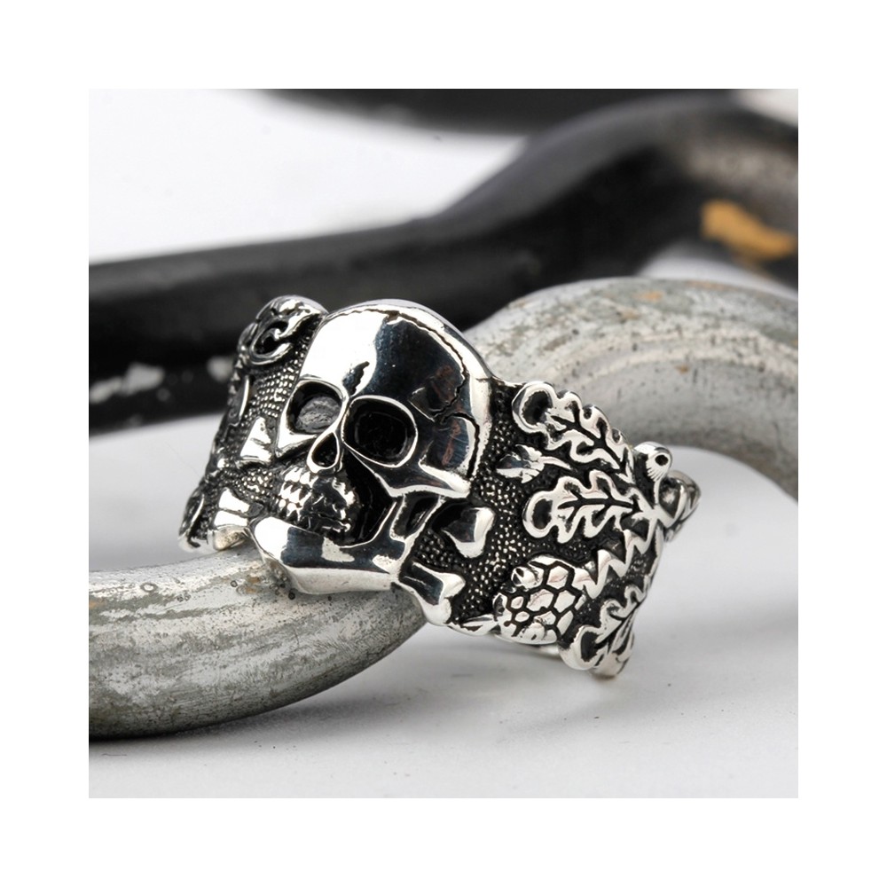 Men Women Skull Band Ring with...