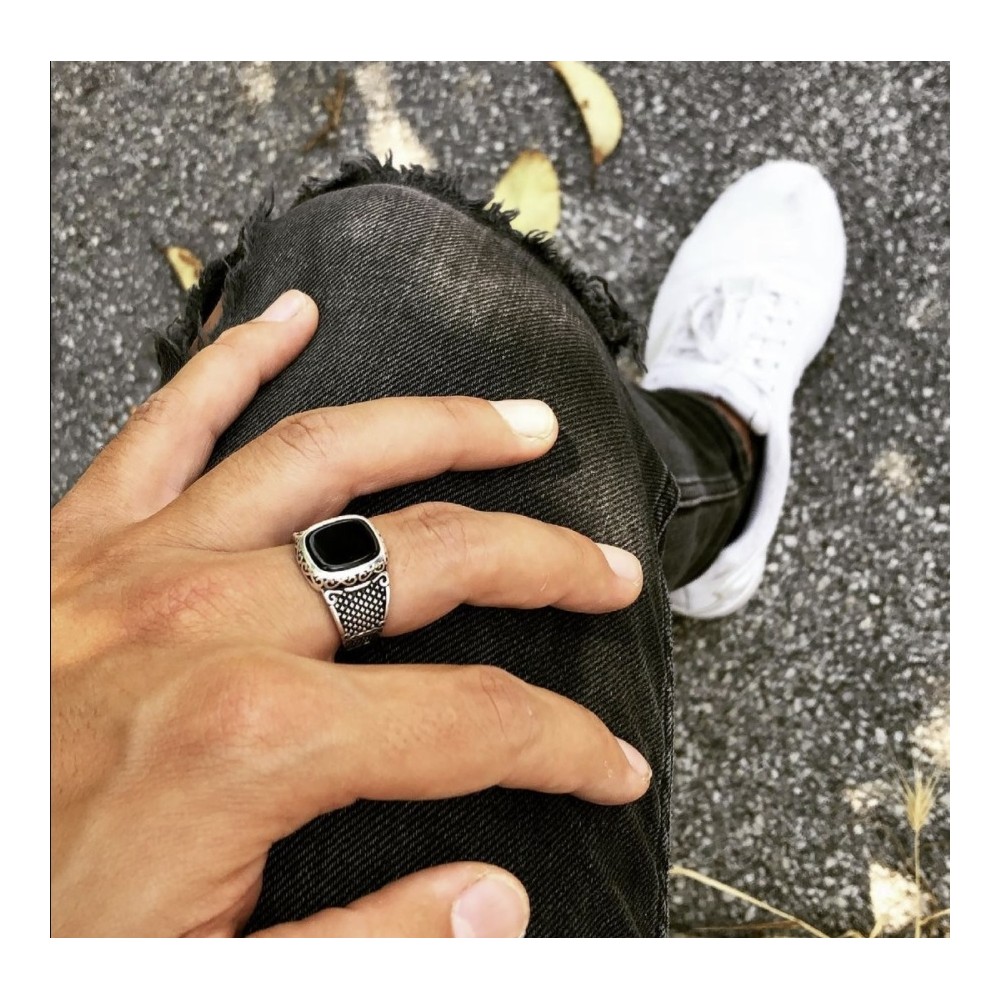 Anello in Argento 925% Con Incisione...