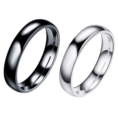 Simple steel wedding bands,...