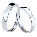 Couple of 925% Silver Engagement Rings