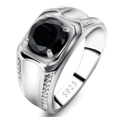 925% Silver Men Women Ring...