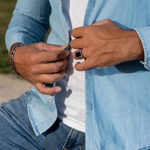 925% Silver Lucifer Ring... 2