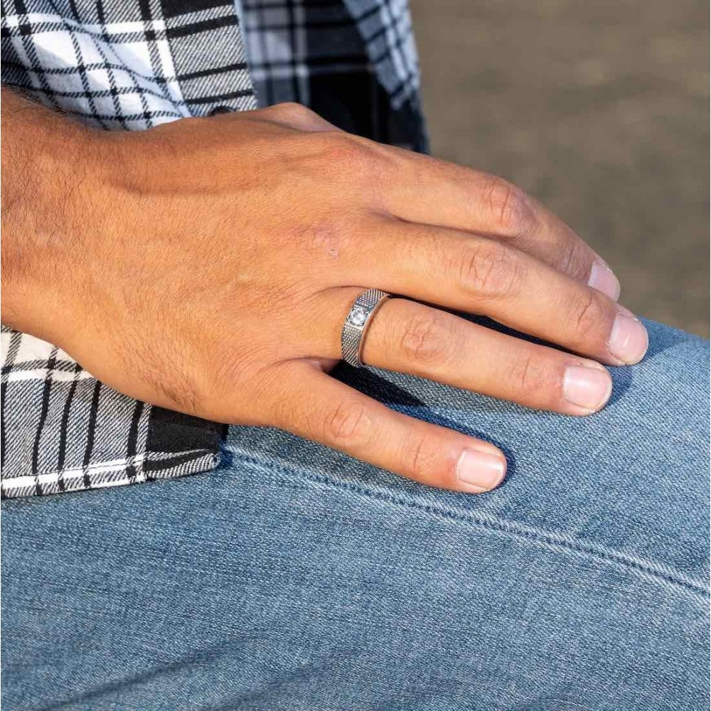 925 Sterling Silver Men Women Ring...