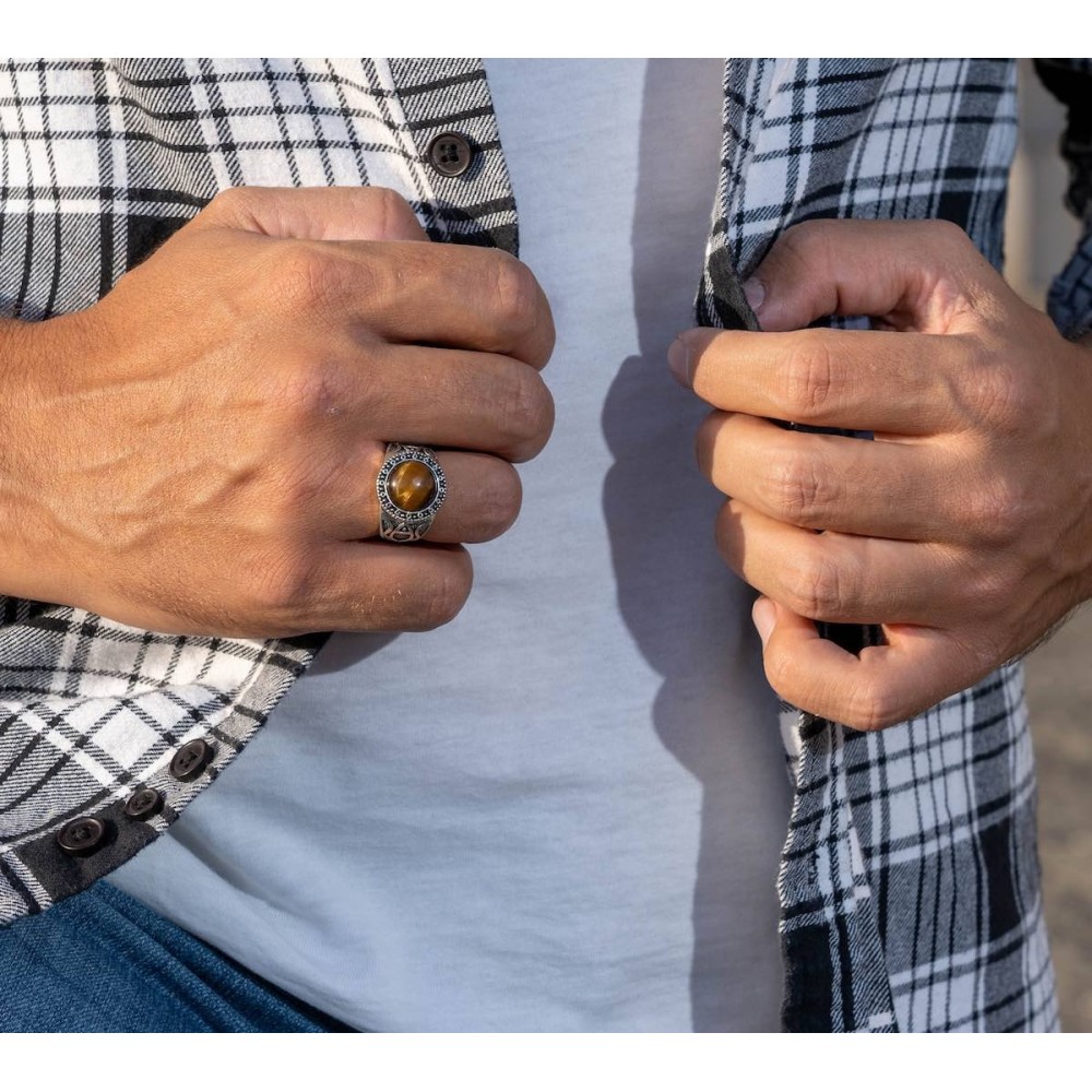 925% Silver Ring with Chevalier...