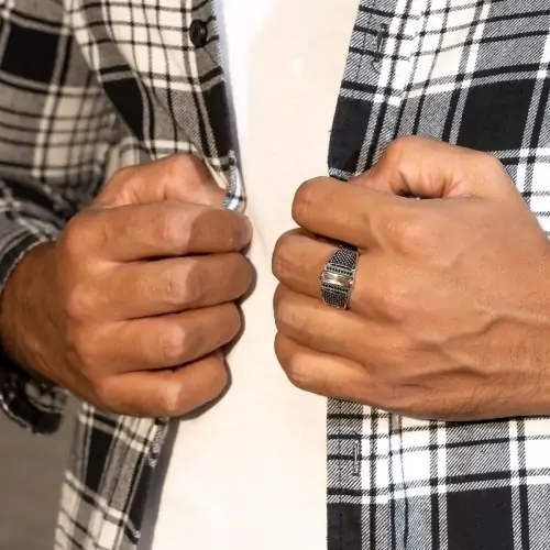 925% Silver Ring with... 2