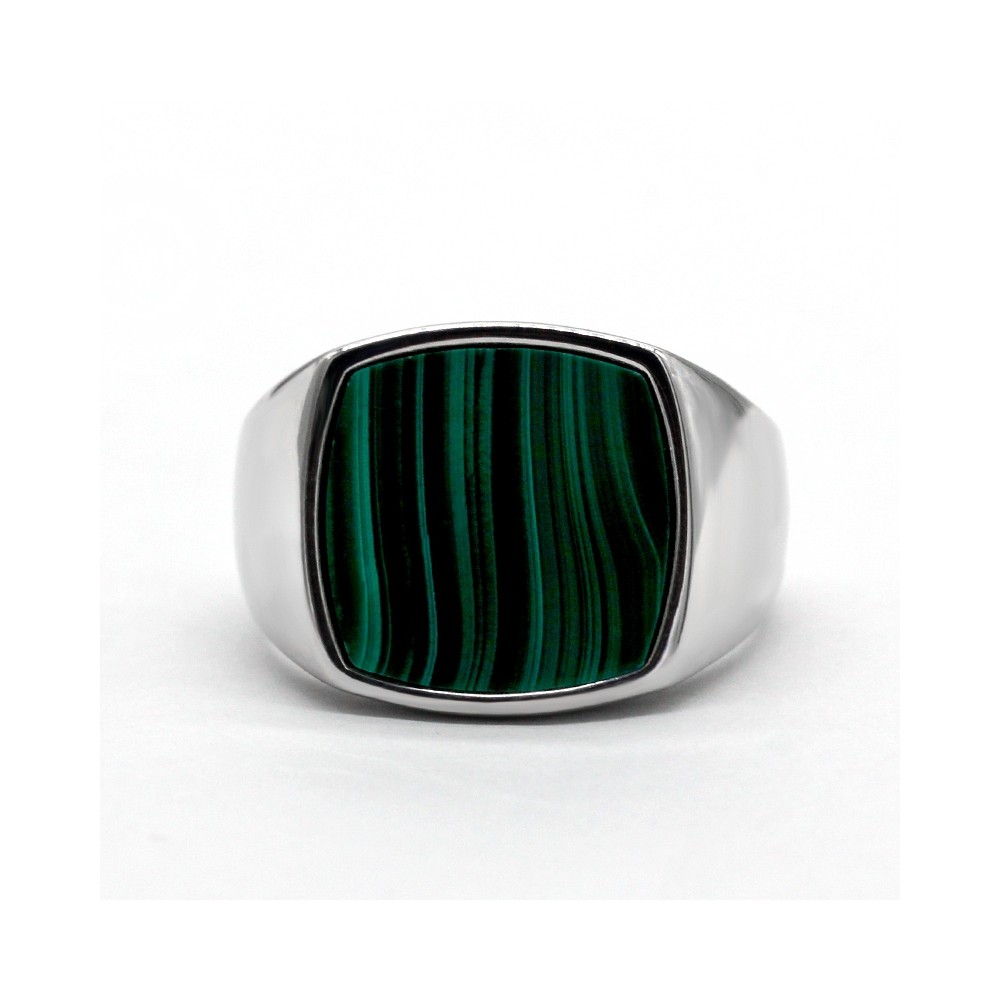 Men's Silver Ring 925% with Square...