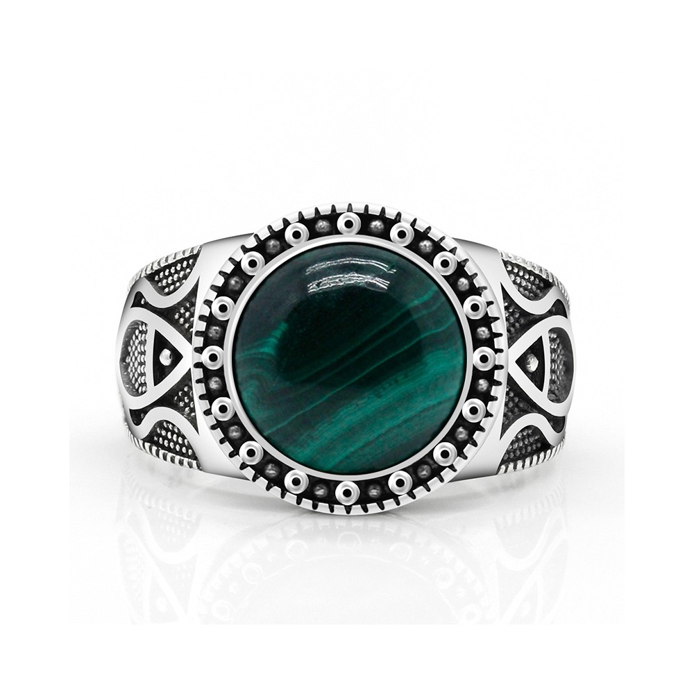 Men's Silver Ring 925% with Square...