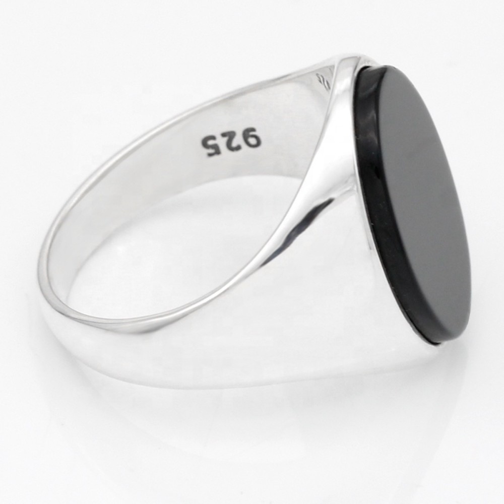 Anello Uomo Argento 925 Con Incisione...