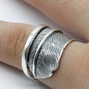 Adjustable Unisex Men Women Ring in 925% Silver