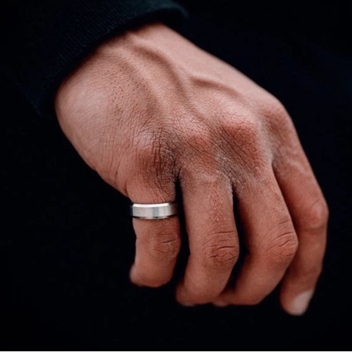 Anello acciaio fascia semplice 2