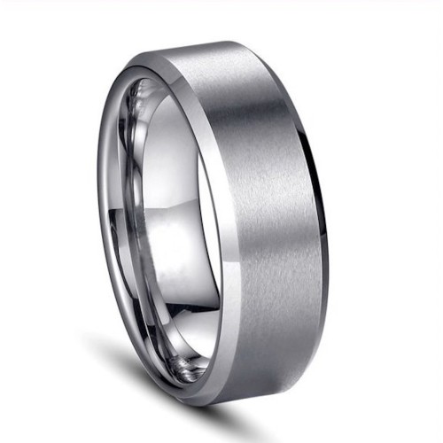 Satin Band 8 mm Pinky Ring...