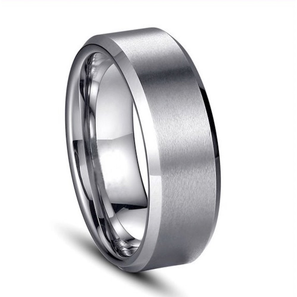 Anello acciaio fascia semplice