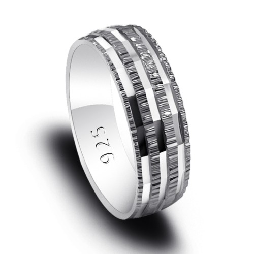 Men's ring band Faith 925...
