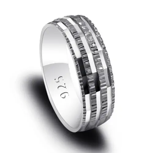 Men's ring band Faith 925...