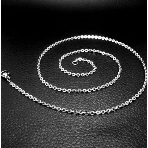 Steel chain necklace