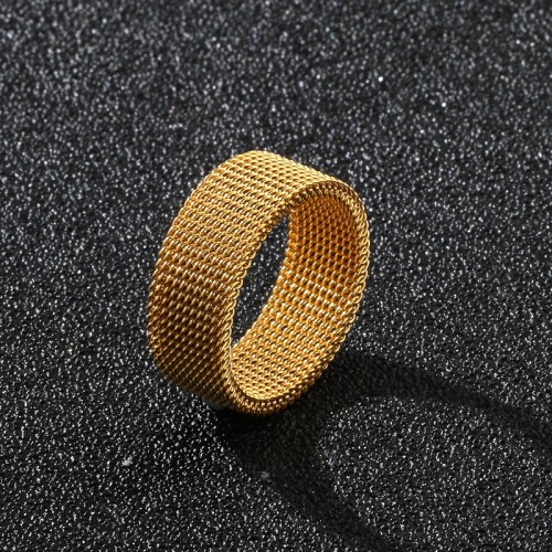 Anello oro maglia milanese 2