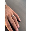 Coppia anelli fedine classiche acciaio 6mm con incisione