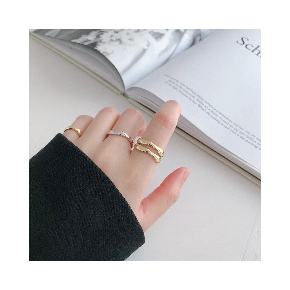 925 silver ring adjustable band unisex