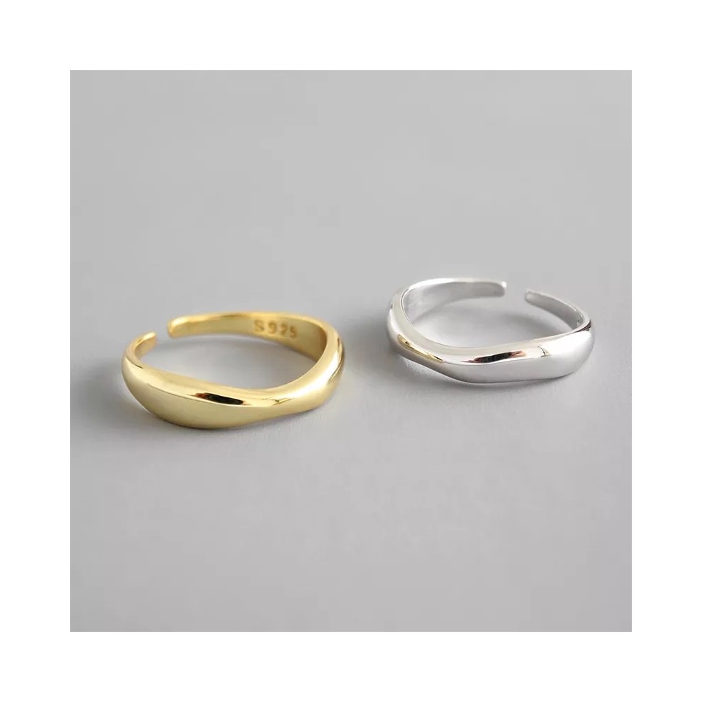 925 silver ring adjustable band unisex