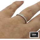 925 silver eternity ring with a 2mm diamond-cut effect.
