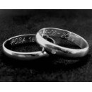 Engagement rings Simple 4 MM Silver 925 Engraving