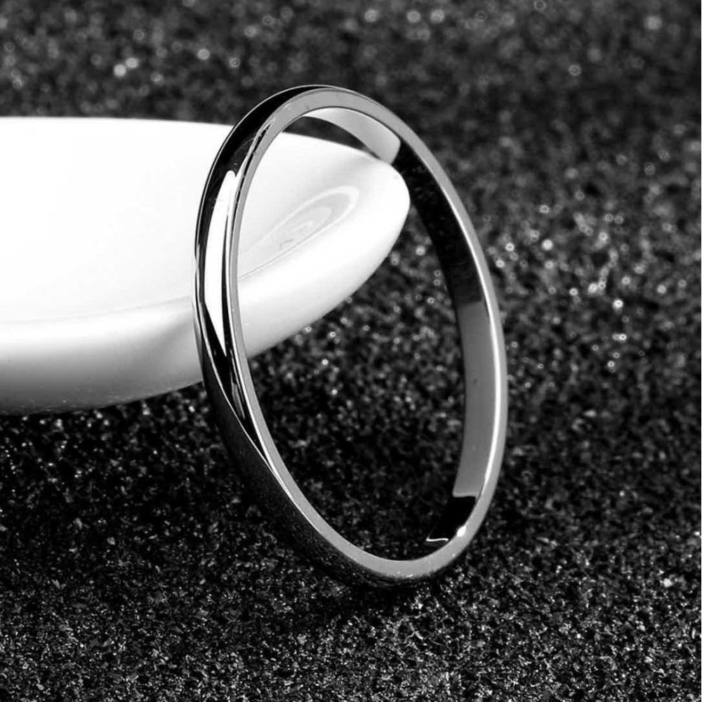 anello 2 mm acciaio