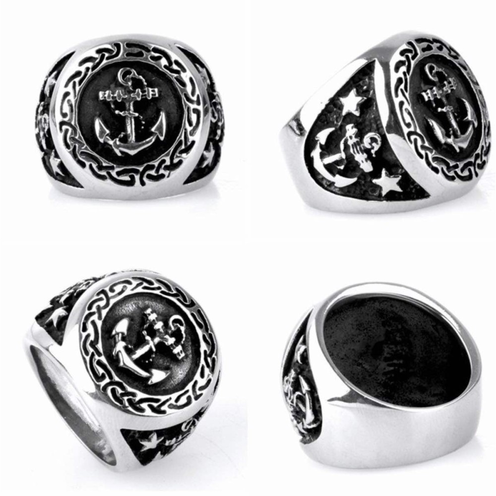 anello acciaio uomo regalo